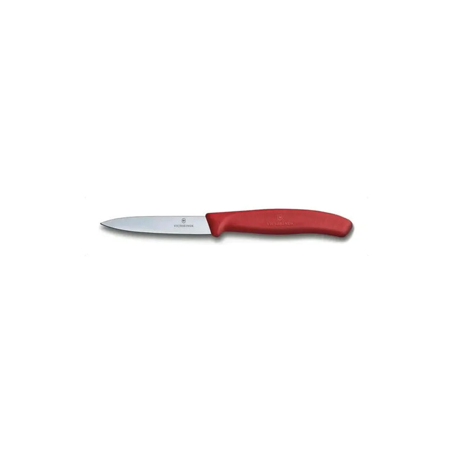 Cuchillo Verdura Puntiagudo Victorinox Rojo 6.7601 Hoja8cm + Grabado Personalizado