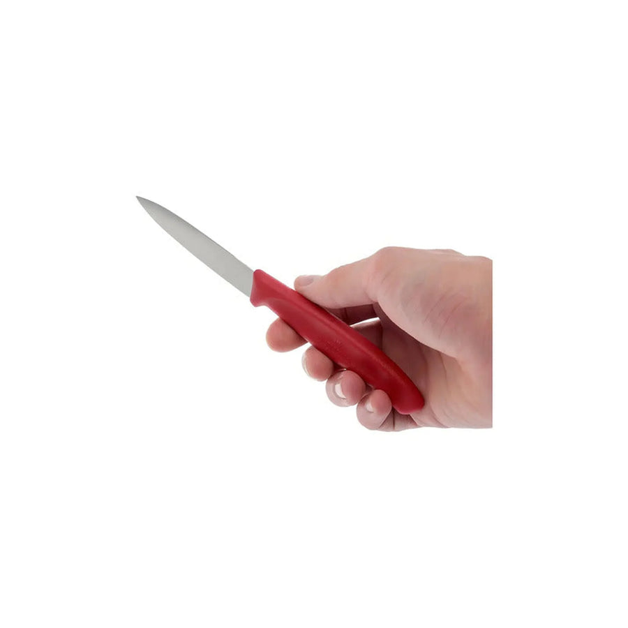 Cuchillo Verdura Puntiagudo Victorinox Rojo 6.7601 Hoja8cm + Grabado Personalizado