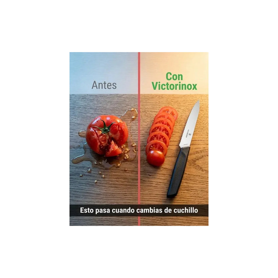 Cuchillo Verdura Swiss Modern Negro Victorinox 6.9003.10w + Grabado Personalizado
