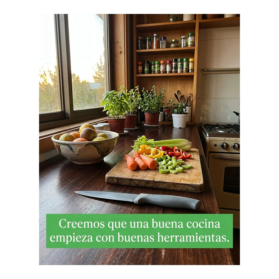 Cuchillo Verdura Swiss Modern Gris Victorinox 6.9006.10w21 + Grabado Personalizado