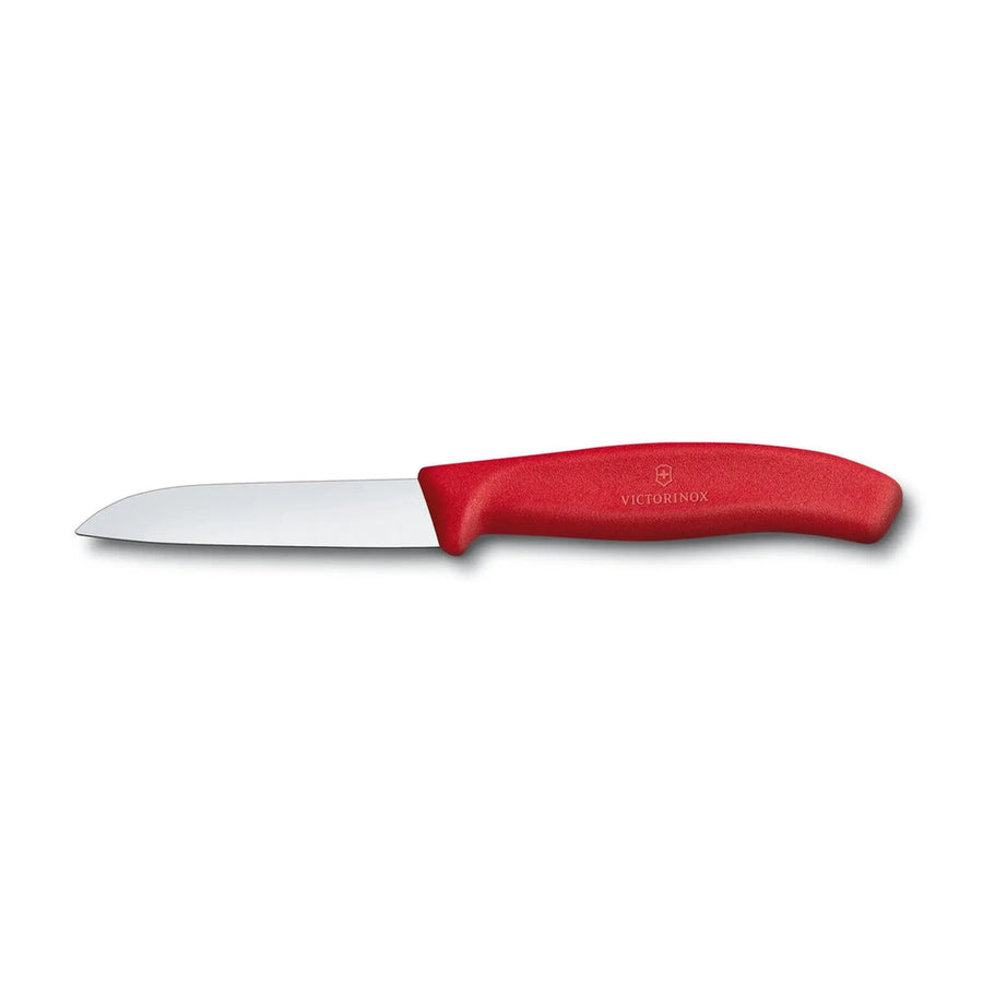 Cuchillo Verdura Victorinox Rojo 6.7401  Hoja Recta 8cm