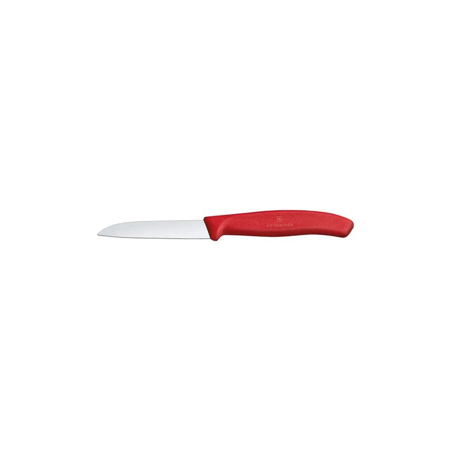 Cuchillo Verdura Victorinox Rojo 6.7401 Hoja Recta 8cm + Grabado Personalizado
