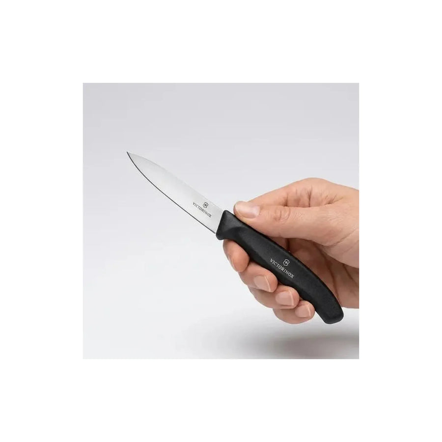 Cuchillo Verdura Victorinox Swiss Classic Negro 6.7603 8cm + Grabado Personalizado