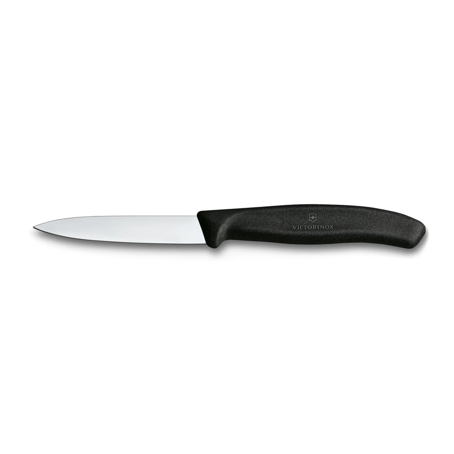 Cuchillo Verdura Victorinox Swiss Classic Negro 6.7603 8cm + Grabado Personalizado