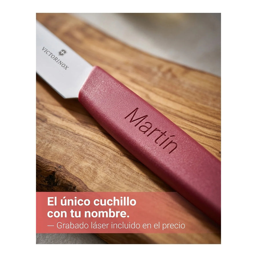 Cuchillos Swiss Modern Berry 6.9096.2l4 Victorinox + Grabado Personalizado