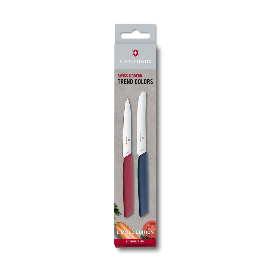 Cuchillos Swiss Modern Trend Colors 6.9096.2l1 Victorinox + Grabado Personalizado