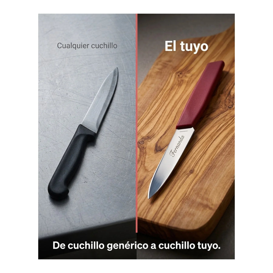 Cuchillos Swiss Modern Trend Colors 6.9096.2l1 Victorinox + Grabado Personalizado