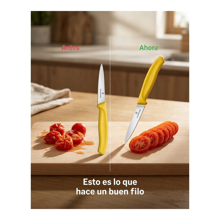 Cuchillos Verd. Swissclassic Amarill Victorinox 6.7606.l118b + Grabado Personalizado