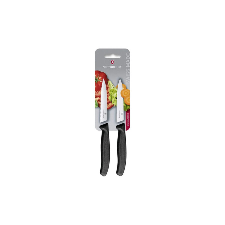 Cuchillos Verdura Color Negro. Hoja 10cm Victorinox 6.7793.b