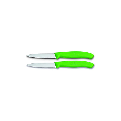 Cuchillos Verdura Dentado Verde Victorinox 6.7636.l114b