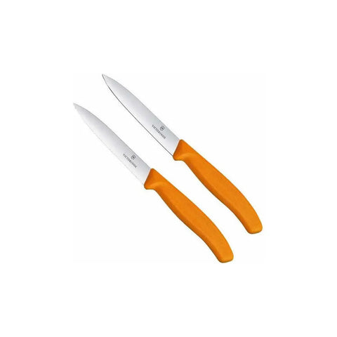 Cuchillos Verdura Naranjo. Hoja 10cm Victorinox 6.7796.l9b + Grabado Personalizado