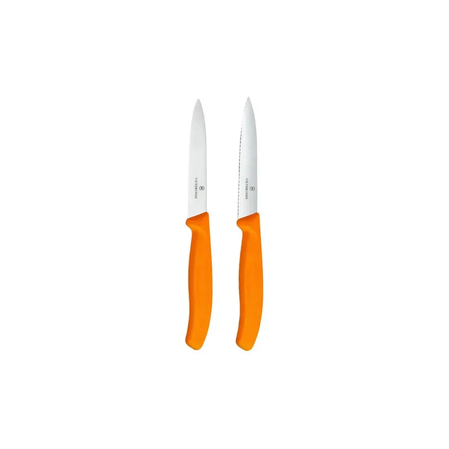Cuchillos Verdura Naranjo. Hoja 10cm Victorinox 6.7796.l9b + Grabado Personalizado