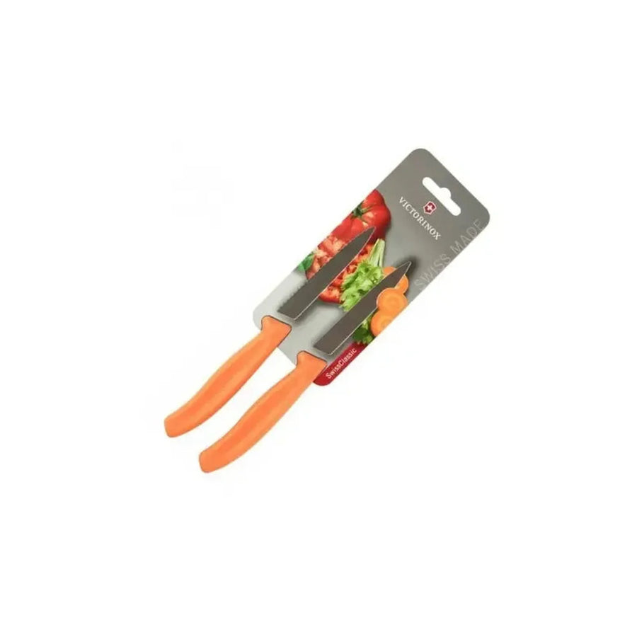 Cuchillos Verdura Naranjo. Hoja 10cm Victorinox 6.7796.l9b + Grabado Personalizado