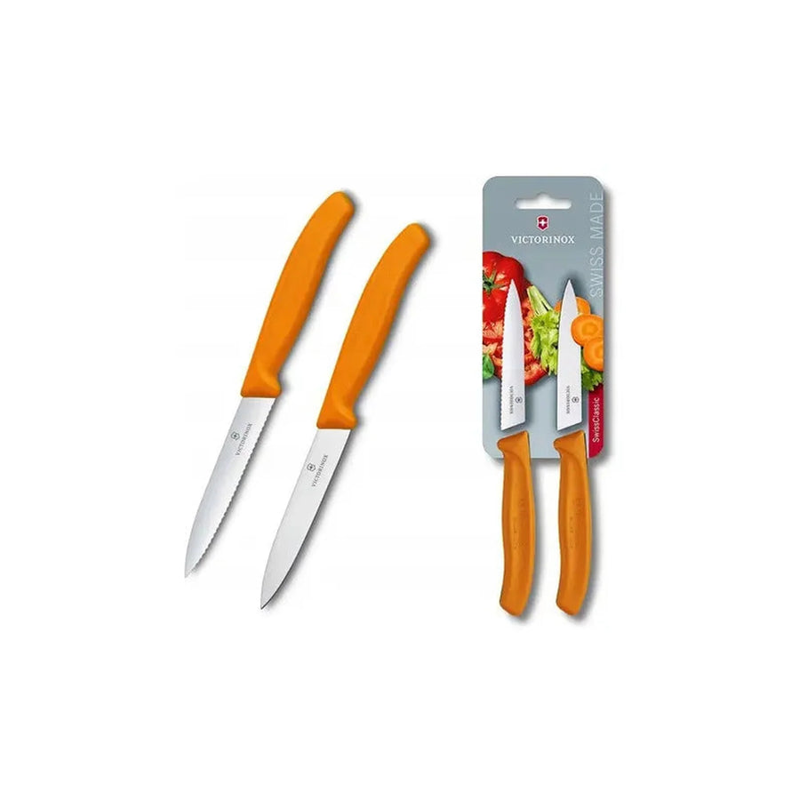 Cuchillos Verdura Naranjo. Hoja 10cm Victorinox 6.7796.l9b + Grabado Personalizado