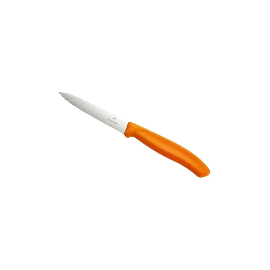 Cuchillos Verdura Naranjo. Hoja 10cm Victorinox 6.7796.l9b + Grabado Personalizado
