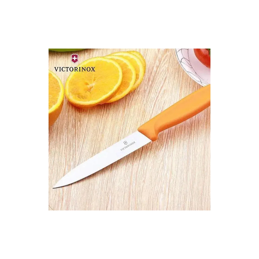 Cuchillos Verdura Naranjo. Hoja 10cm Victorinox 6.7796.l9b + Grabado Personalizado