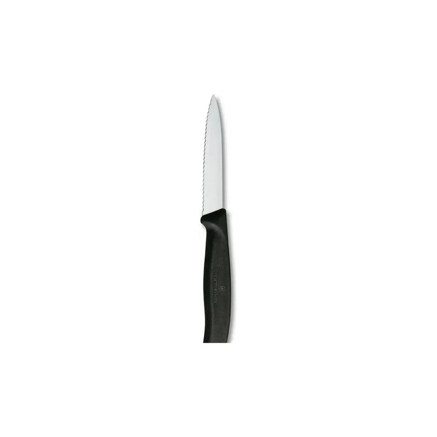 Cuchillos Verdura Swiss Classic Dentado Negro Victorinox + Grabado Personalizado