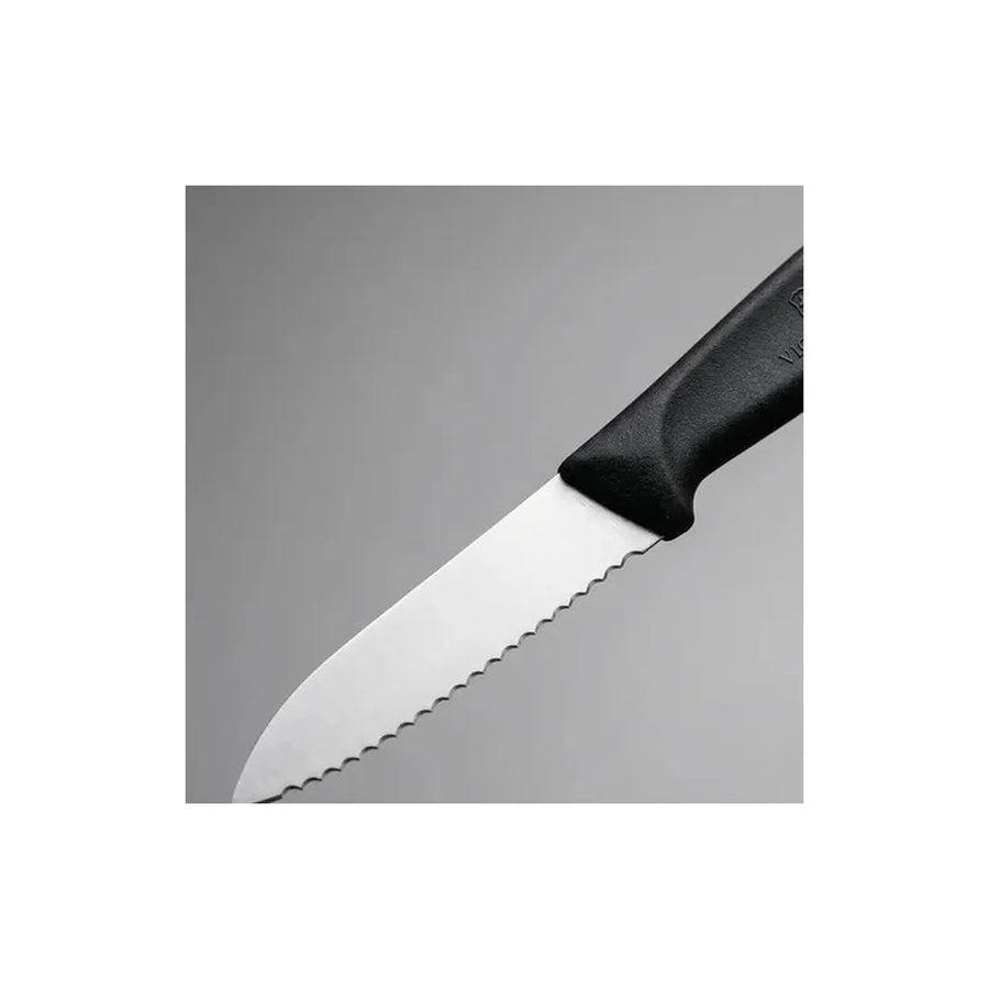 Cuchillos Verdura Swiss Classic Dentado Negro Victorinox + Grabado Personalizado