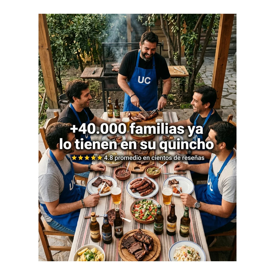 Delantal Parrillero U Catolica Quincho Pechera Cocina Bbq