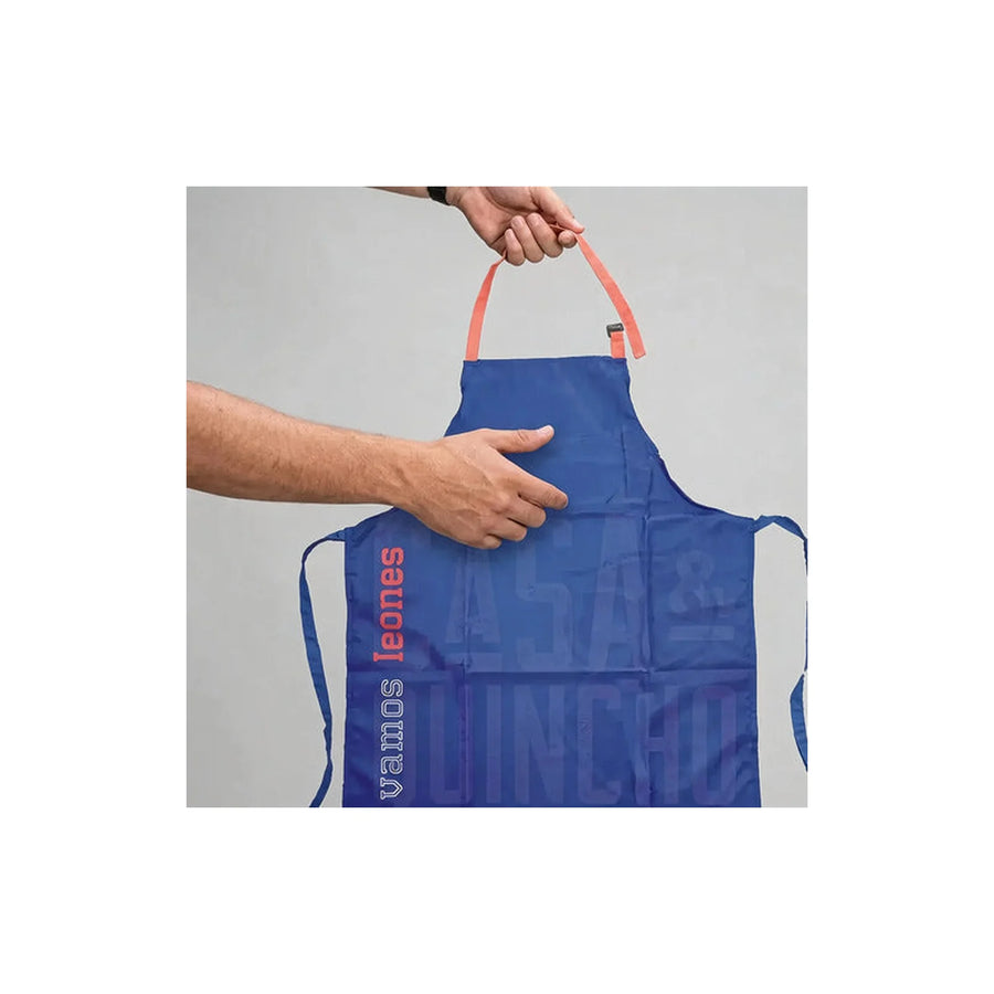 Delantal Parrillero U De Chile Quincho Pechera Cocina Bbq