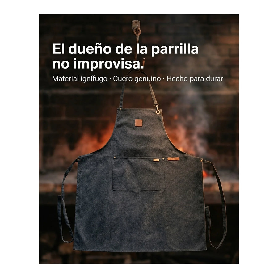 Delantal Parrillero Wayu Pechera Cocina