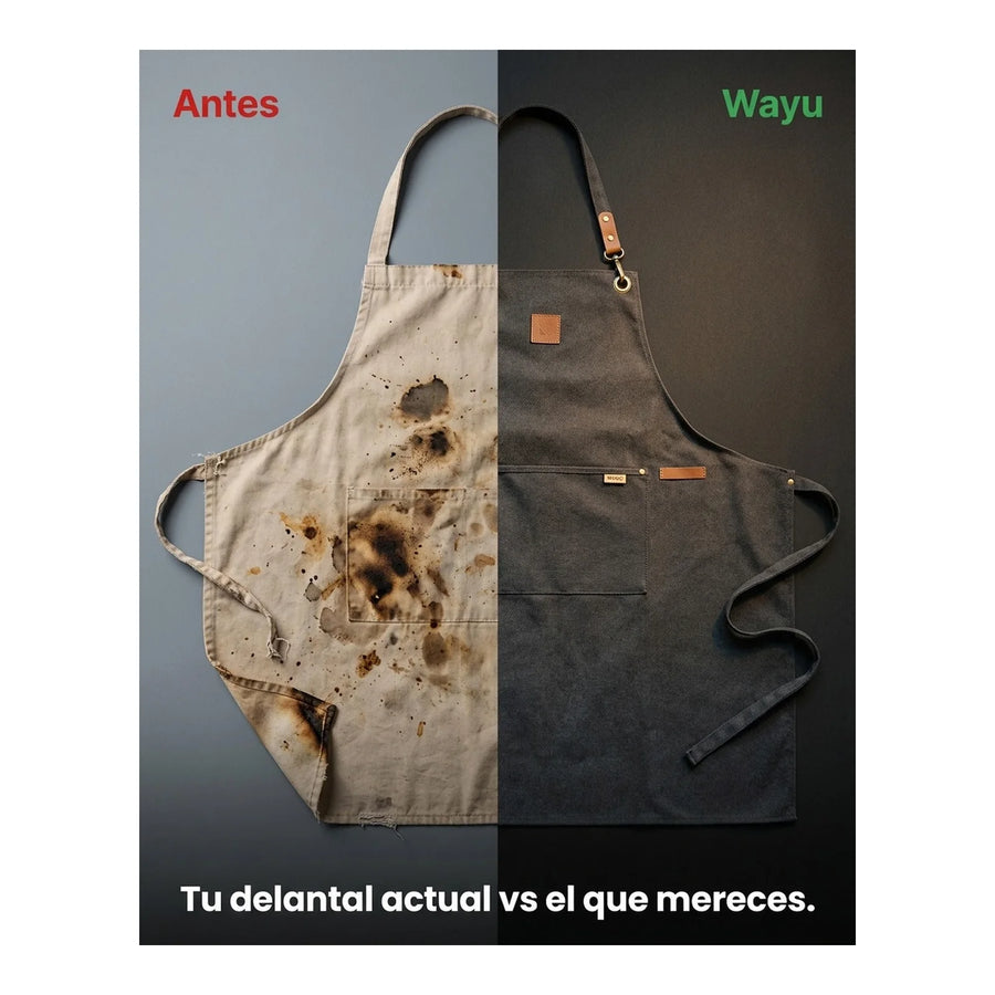 Delantal Parrillero Wayu Pechera Cocina