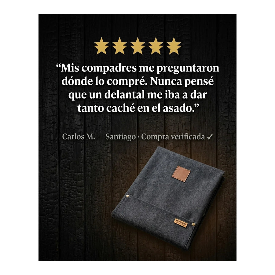 Delantal Parrillero Wayu Pechera Cocina
