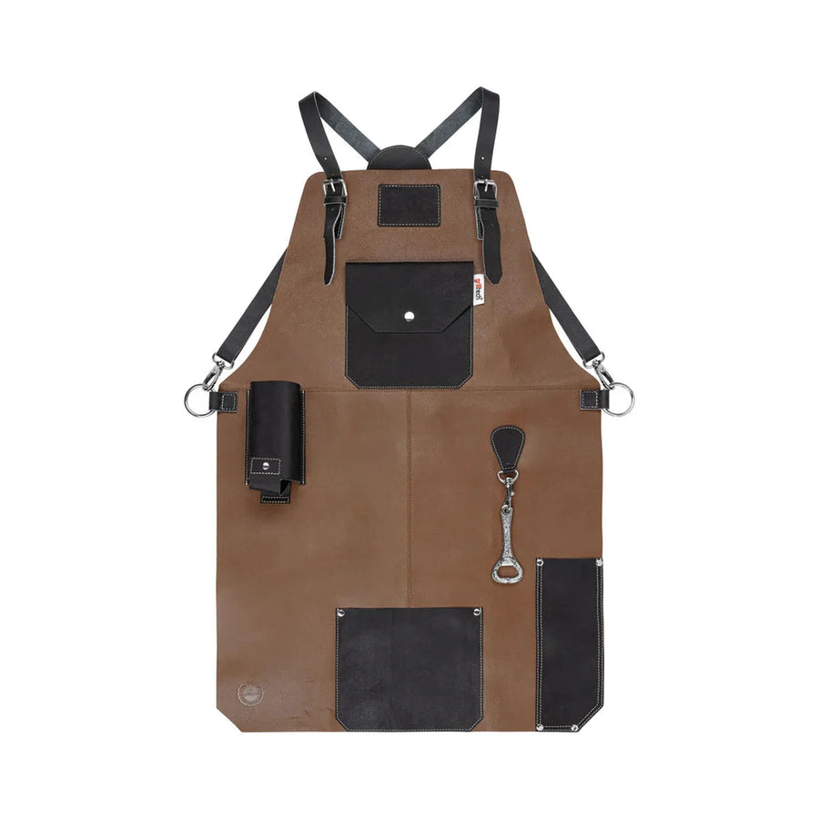 Delantal Pechera Parrillera Master Brown + Grabado Láser