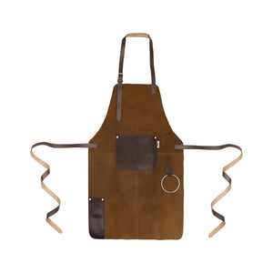 Delantal Pechera Parrillera Experto Cognac + Grabado Personalizado