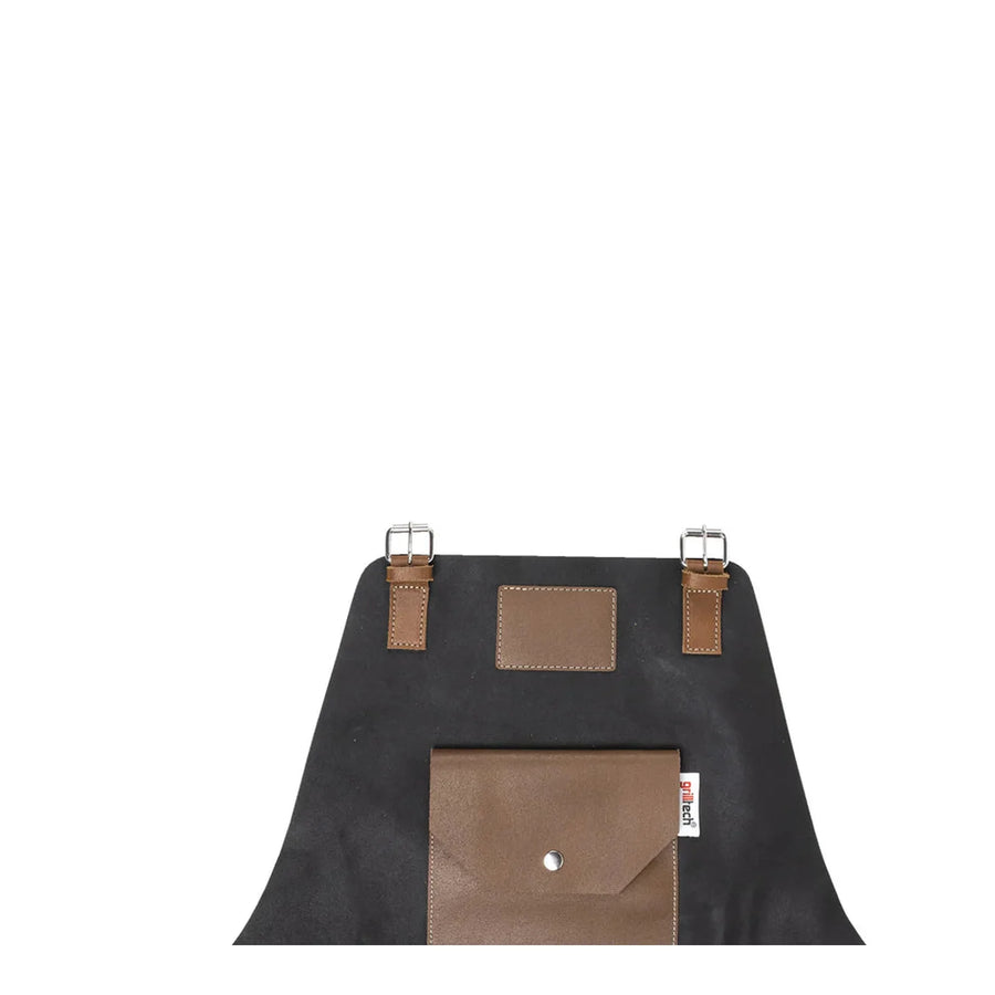 Delantal Pechera Parrillera Master Black Con Accesorios + Grabado Láser