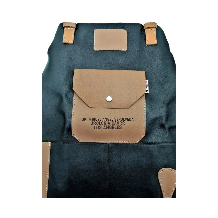 Delantal Pechera Parrillera Master Black Con Accesorios + Grabado Láser