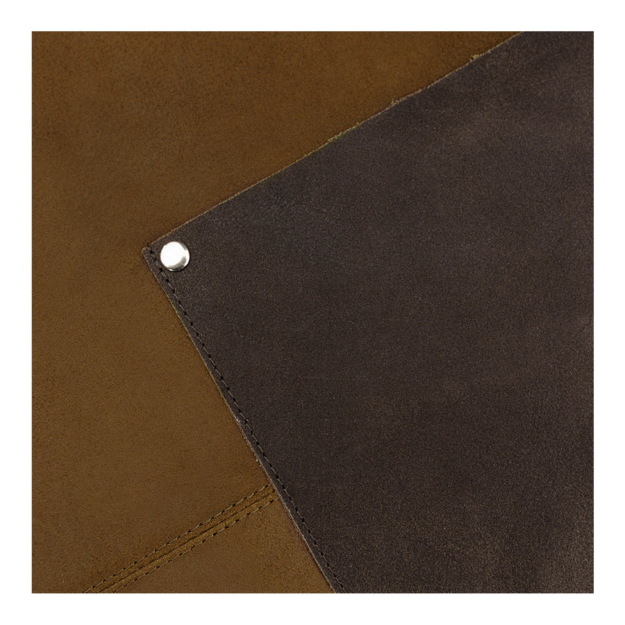 Delantal Pechera Parrillera Experto Cognac + Grabado Personalizado