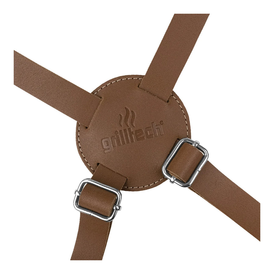 Delantal Pechera Parrillera Master Black Con Accesorios + Grabado Personalizado