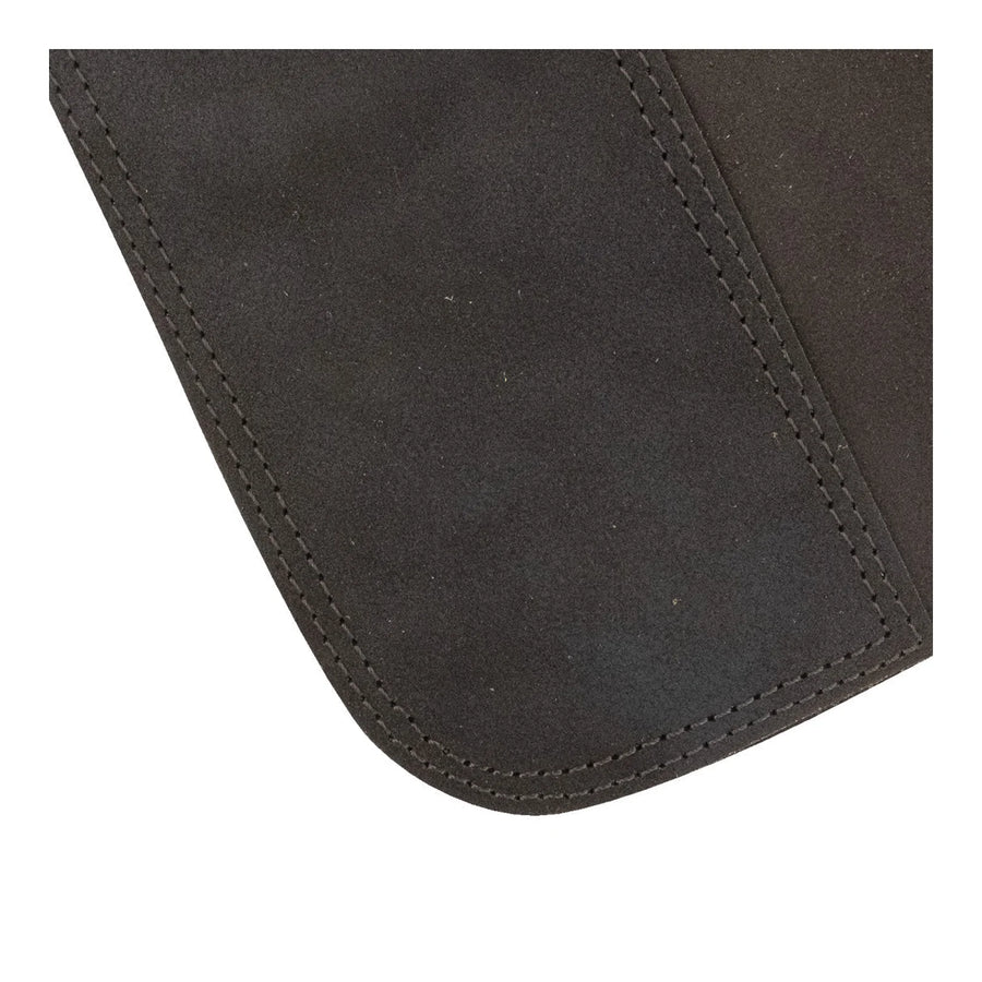 Delantal Pechera Parrillera Cuero Dark + Grabado Personalizado