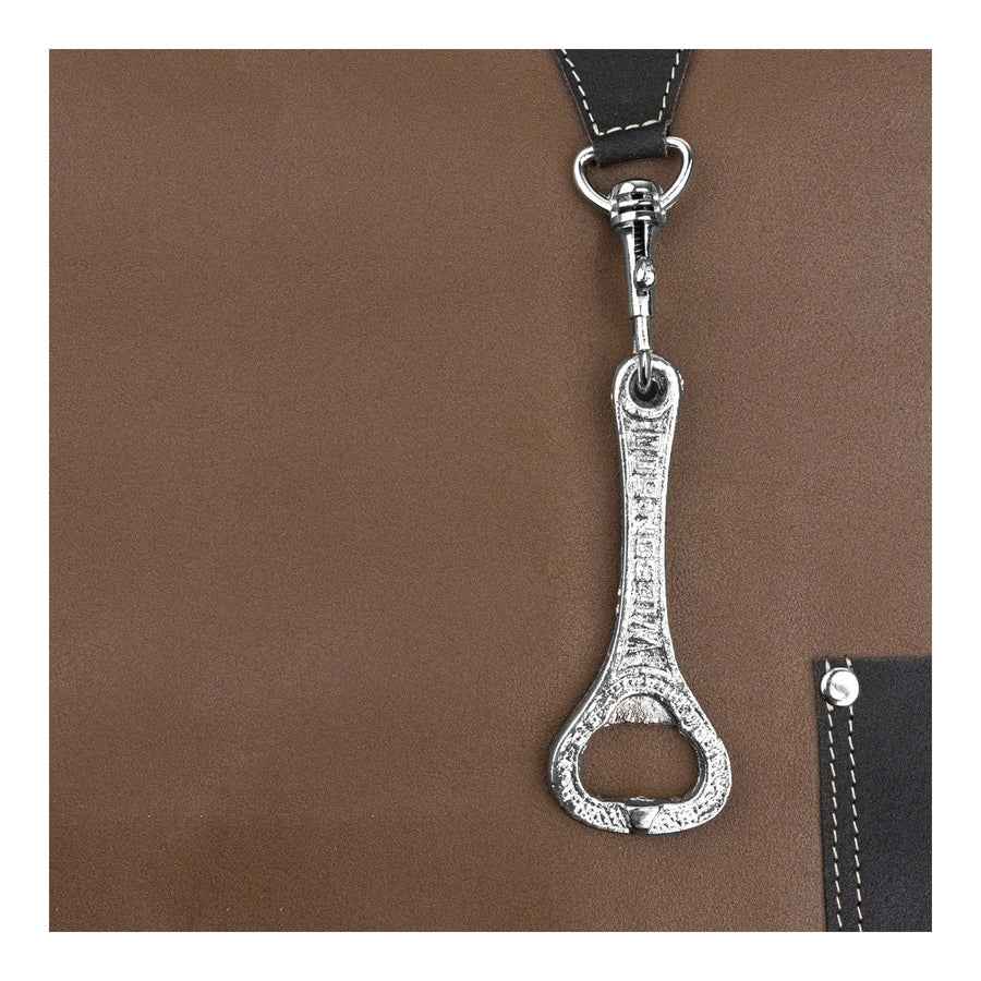 Delantal Pechera Parrillera Master Brown + Grabado Personalizado