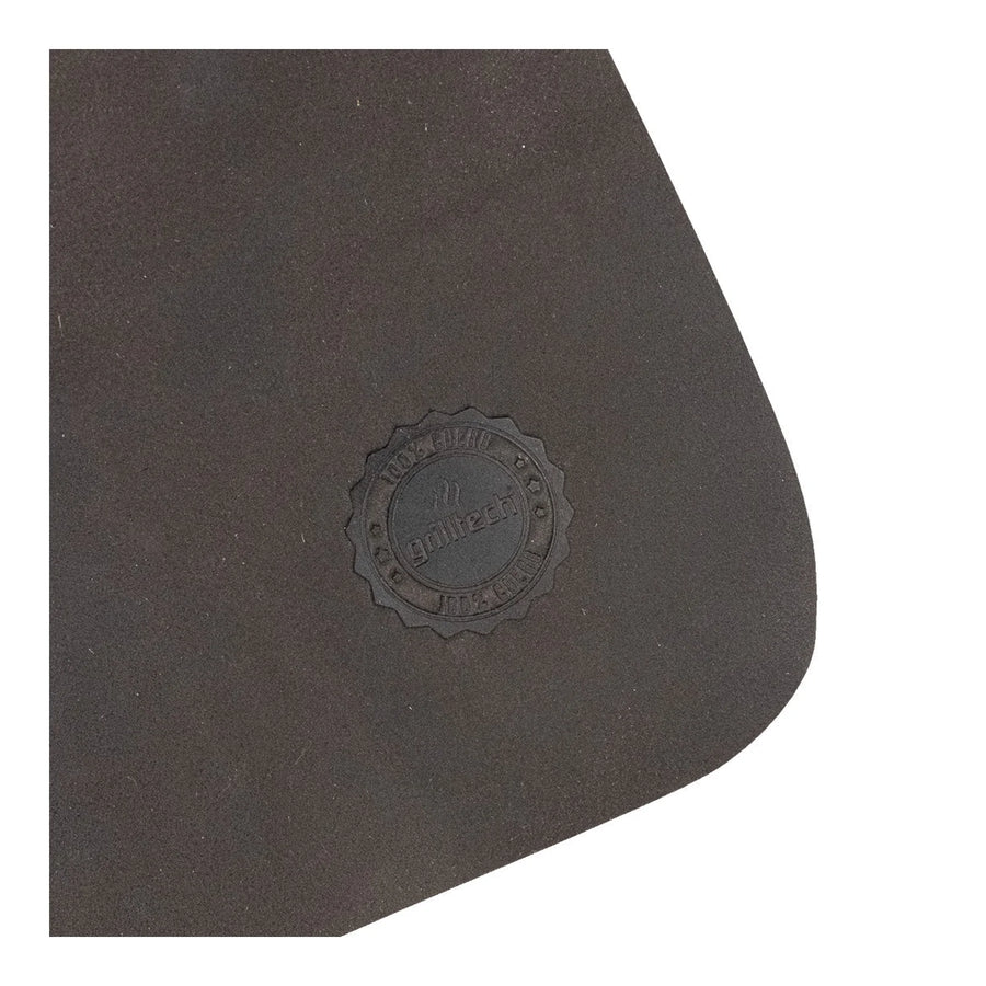 Delantal Pechera Parrillera Cuero Dark + Grabado Personalizado