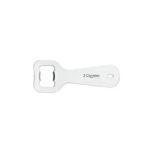 Destapador Botellas 10 Cm Metal Gris 3 Claveles Colgable