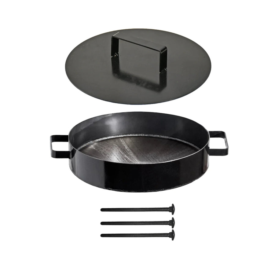 Disco de Asado Profesional con Tapa - 47.5 cm (Espesor 3mm)