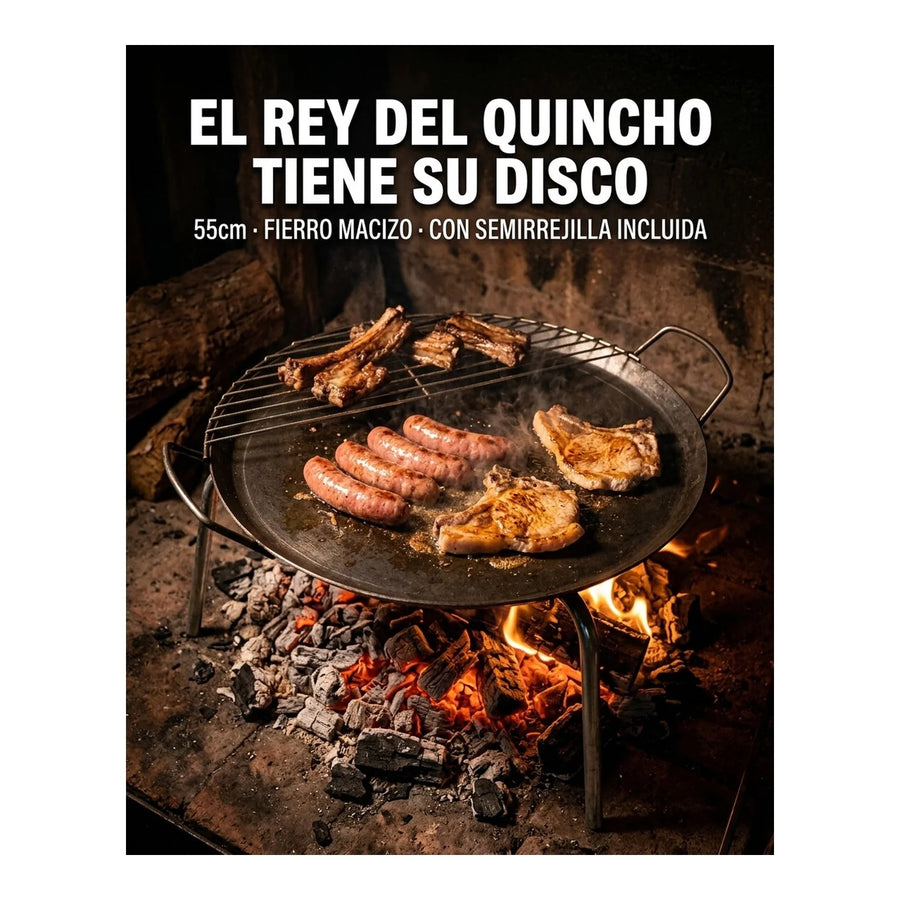 Disco Huaso 55cm Parrilla Asado Grilltech
