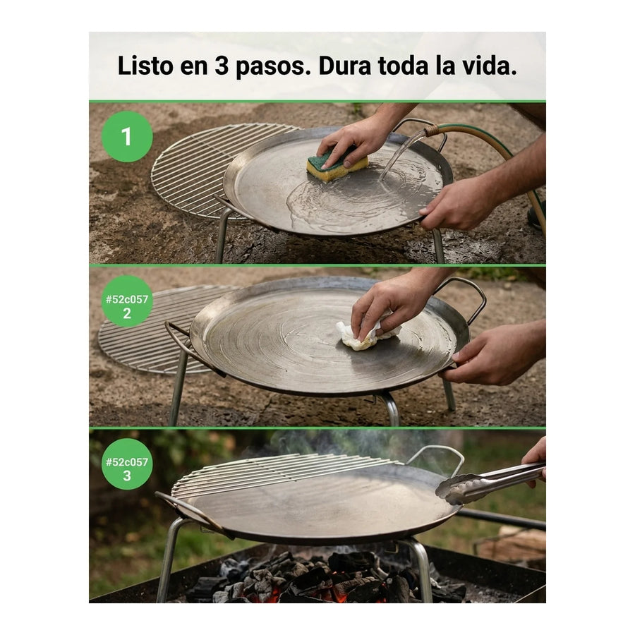 Disco Huaso 55cm Parrilla Asado Grilltech