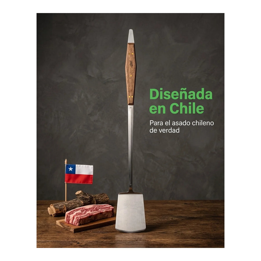 Espátula Parrillera Pro Xl Kangkawe Parrilla Cocina Premium