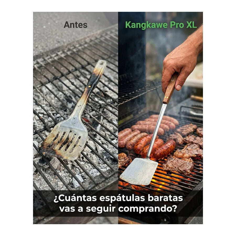Espátula Parrillera Pro Xl Kangkawe Parrilla Cocina Premium