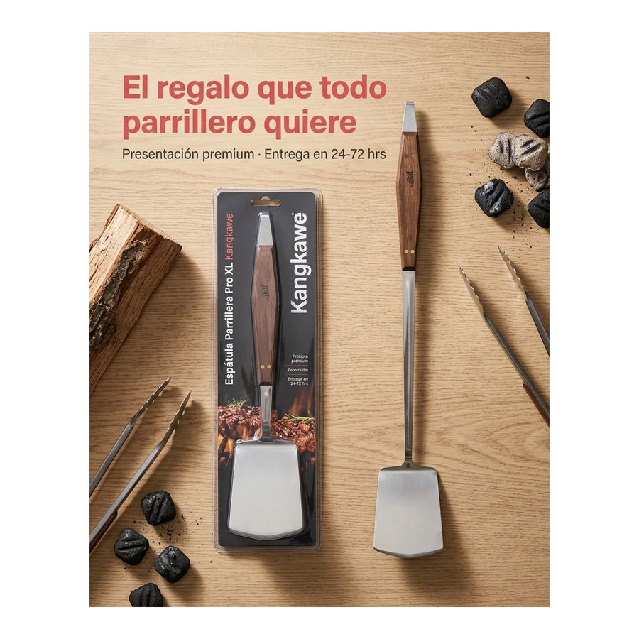 Espátula Parrillera Pro Xl Kangkawe Parrilla Cocina Premium