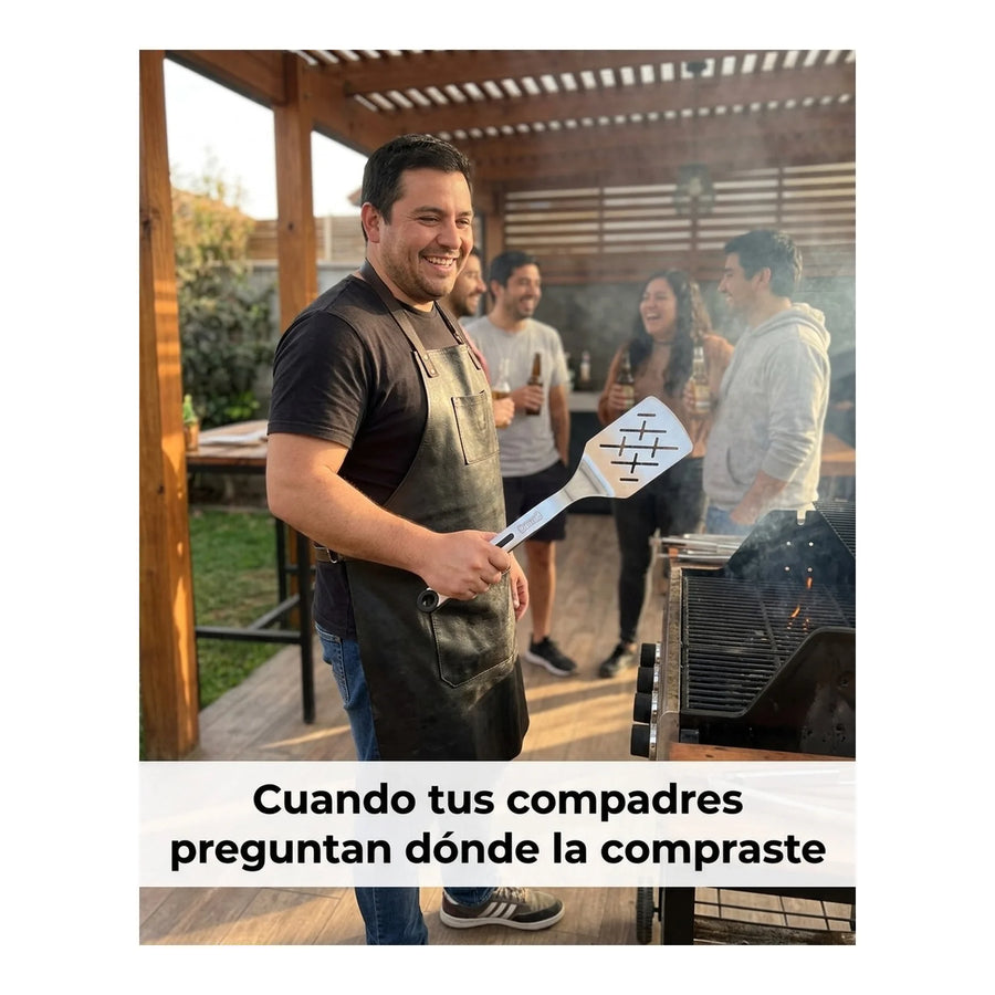 Espátula Acero Inoxidable Quincho BBQ