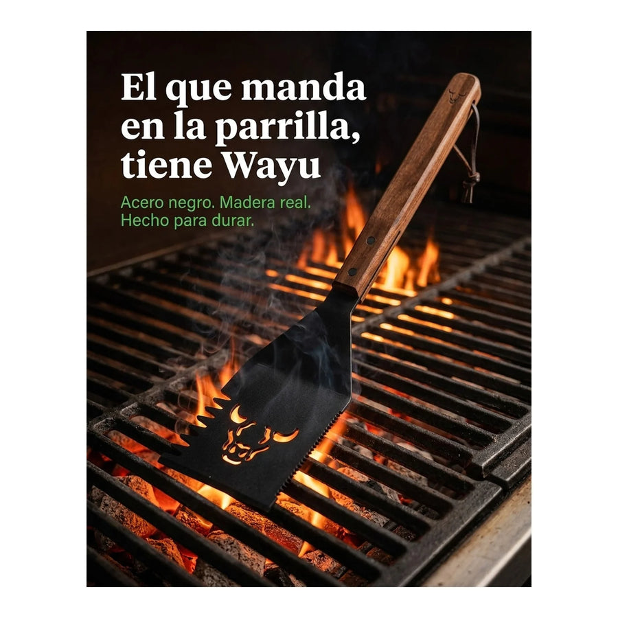 Espátula Wayu Asado Parrilla Bbq Barbacoa Cocina Quincho
