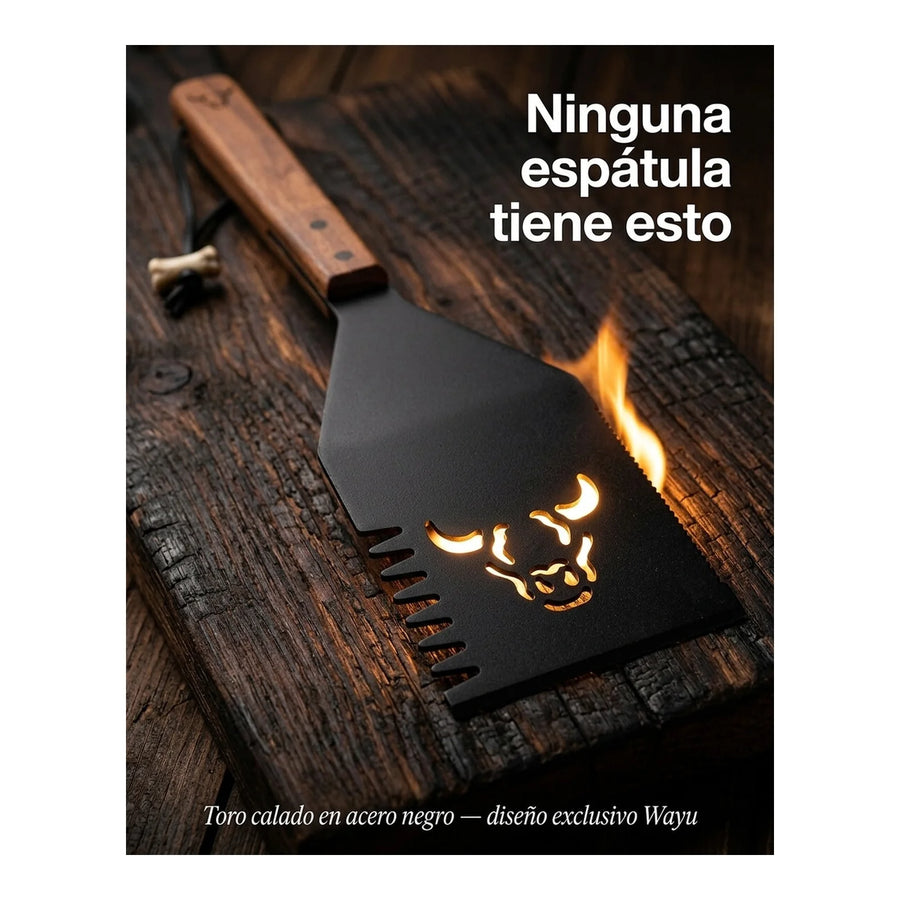 Espátula Wayu Asado Parrilla Bbq Barbacoa Cocina Quincho