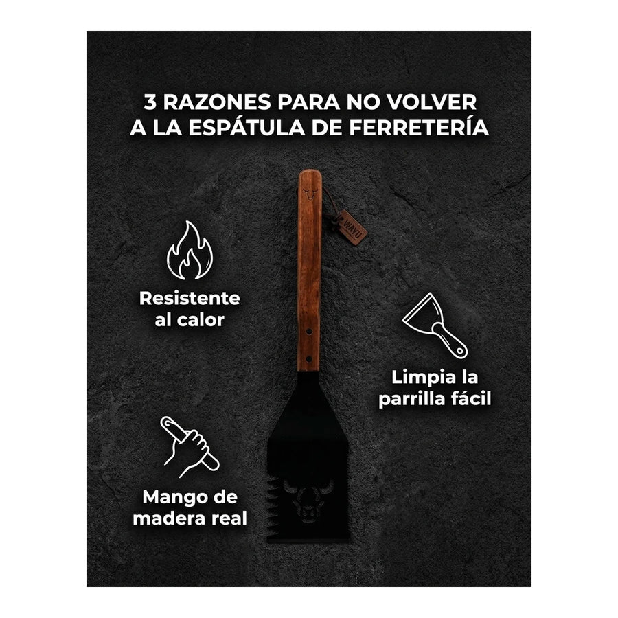 Espátula Wayu Asado Parrilla Bbq Barbacoa Cocina Quincho