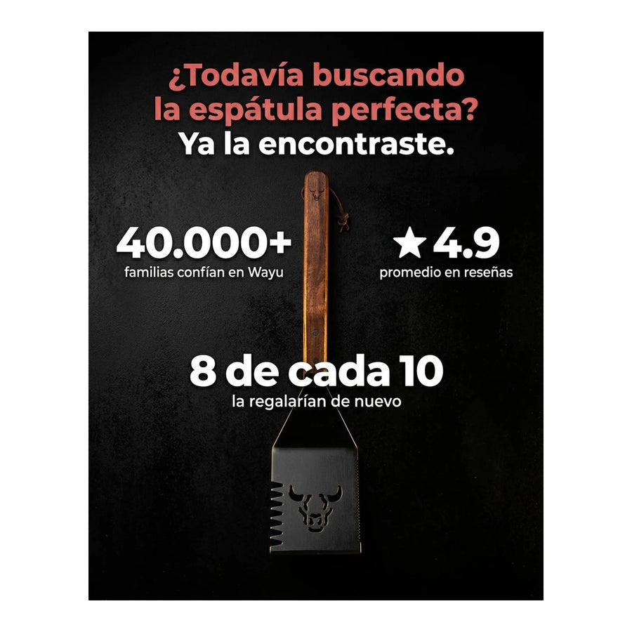 Espátula Wayu Asado Parrilla Bbq Barbacoa Cocina Quincho