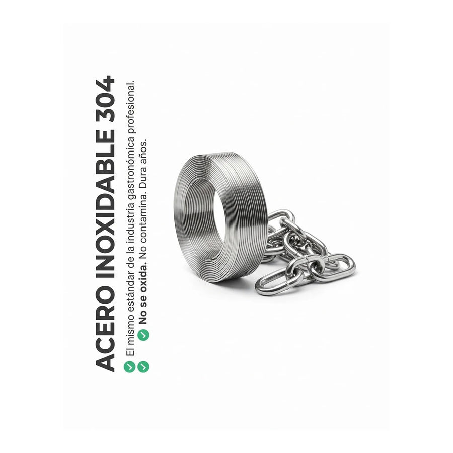 Esponja Con Malla De Acero Inoxidable Kanka Limpieza