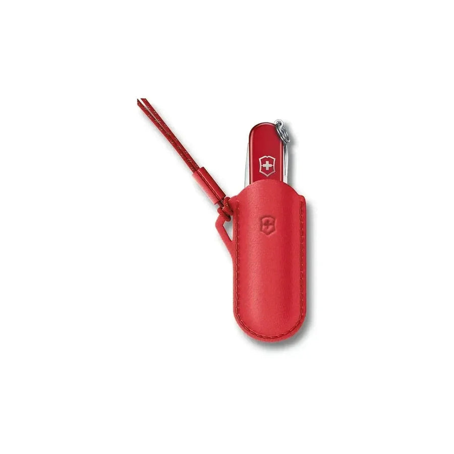 Estuche De Cuero Para Navajas Style Icon Victorinox 4.0670 Rojo